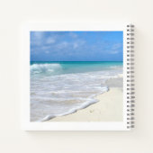 Gentle Surf White Sand Beach Notizblock (Rückseite)