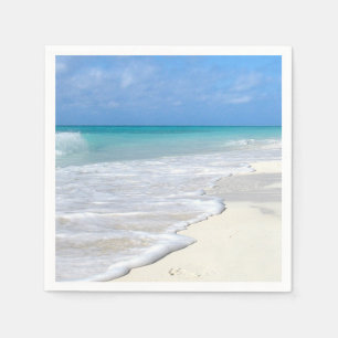 Gentle Surf White Sand Beach Serviette