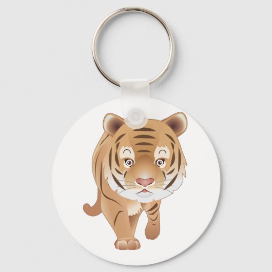 Gentle Tiger Schlüsselanhänger (Vorderseite)