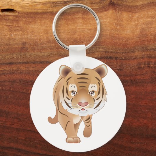 Gentle Tiger Schlüsselanhänger (Vorderseite)