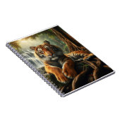 Gentle Tiger Spiralnotebook Notizblock (Rechte Seite)