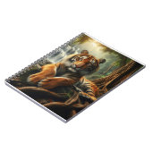 Gentle Tiger Spiralnotebook Notizblock (Linke Seite)