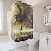 Gentle Touch~winged unicorn Duschvorhang (Beispiel)