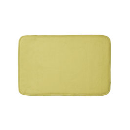 Gentle Warm Yellow Decorative Bath Mat Badematte