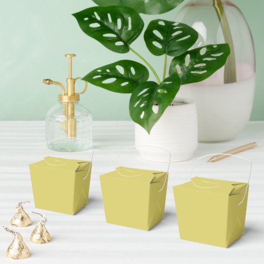 Gentle Warm Yellow Favor Boxes Geschenkschachtel (Zahlreiche)
