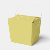 Gentle Warm Yellow Favor Boxes Geschenkschachtel (Vorderseite)
