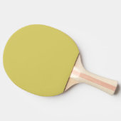 Gentle Warm Yellow Ping Pong Paddle Tischtennis Schläger (Seitenansicht)