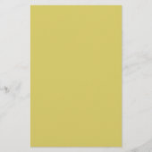 Gentle Warm Yellow Stationery Paper Briefpapier (Vorderseite)