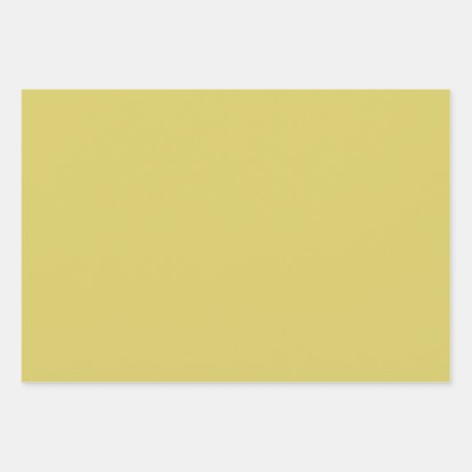 Gentle Warm Yellow Wrapping Paper Sheets Geschenkpapier Set (Vorderseite)