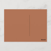 Gentle Watercolor Wash Vielen Dank Postkarte (Rückseite)