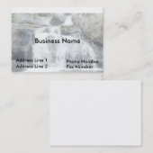 Gentle Waterfall Business Card Visitenkarte (Vorne/Hinten)