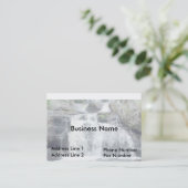 Gentle Waterfall Business Card Visitenkarte (Stehend Vorderseite)