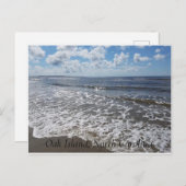 Gentle Waves of Oak Island Postcard von Dragonfly Postkarte (Vorne/Hinten)