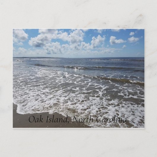 Gentle Waves of Oak Island Postcard von Dragonfly Postkarte (Vorderseite)