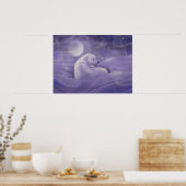 Gentle Winter Polar Bären Art Poster Print (Küche)