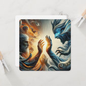 Gentle Words, Ruhe Herz Karte (Vorderseite/Rückseite Beispiel)