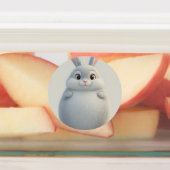 Gentle Zodiac Rabbit Cartoon Label Sticker (Befestigt)