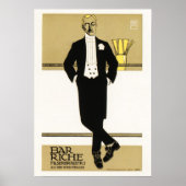 Gentleman BAR RICHE Sachplakat Hans Rudi Erdt Poster (Vorne)