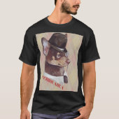 Gentleman Chihuahua Dog T-Shirt (Vorderseite)