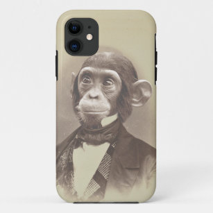 Gentleman Chimpanzee in Vintag Picture Case Mate