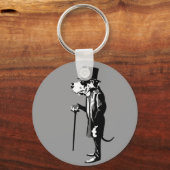 Gentleman Dog Schlüsselanhänger (Vorderseite)