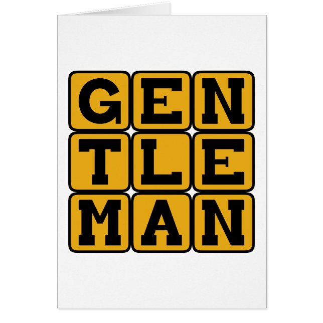 Gentleman, Erwachsener (Vorne)