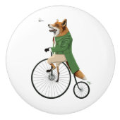 Gentleman Fox Jagd-Libelle Keramikknauf (Vorderseite)