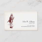 Gentleman Frog Calling Card Telefonnummerkarte (Vorderseite)