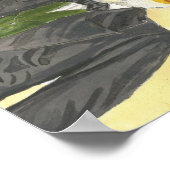 Gentleman Ginger Cat Poster (Ecke)