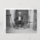 Gentleman Gunslinger, 1927 Postkarte (Vorne/Hinten)
