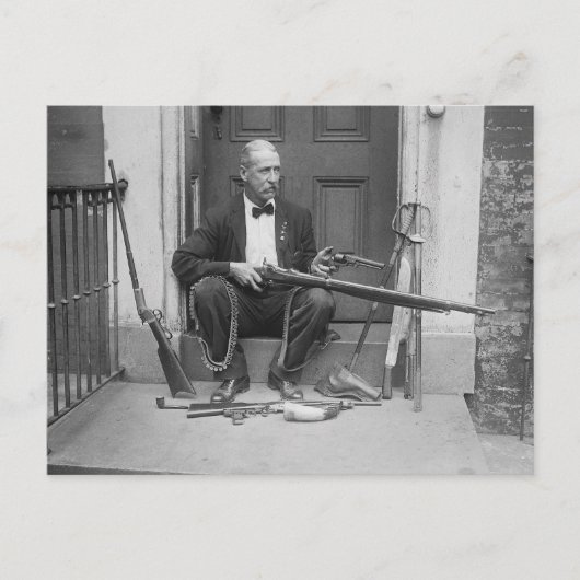 Gentleman Gunslinger, 1927 Postkarte (Vorderseite)