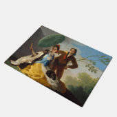 Gentleman Holding a Parasol for a Spanish Lady Fußmatte (Schrägansicht)