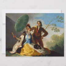 Gentleman Holding a Parasol for a Spanish Lady