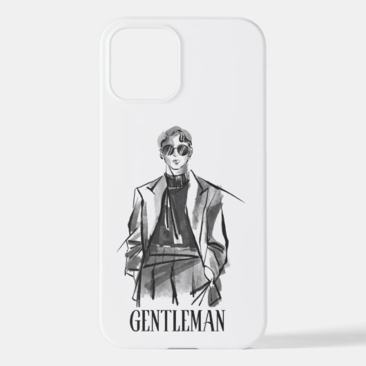 Gentleman iPhone Hülle (Rückseite)