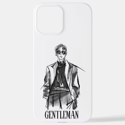 Gentleman iPhone Hülle (Rückseite)