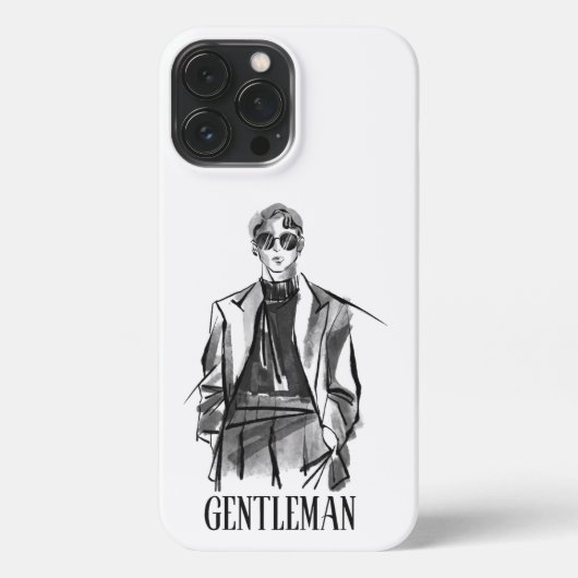 Gentleman iPhone Hülle (Rückseite)