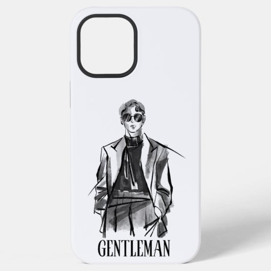 Gentleman iPhone Hülle (Rückseite)
