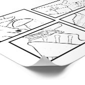 Gentleman Jack öffnende Sequenz Comic Abschnitt Poster (Ecke)