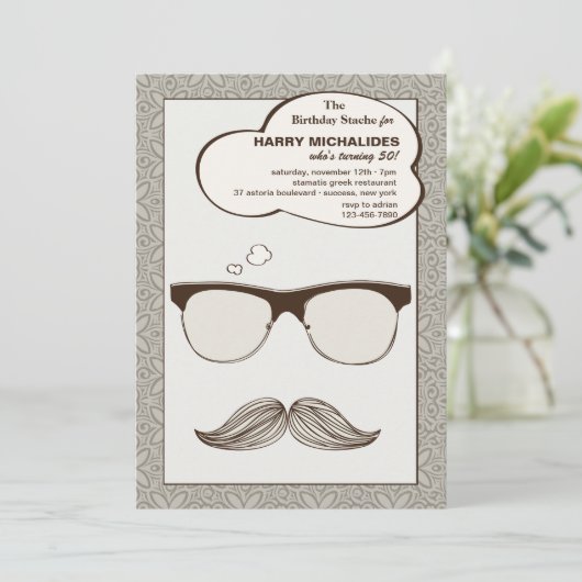 Gentleman Jim Einladung (Stehend Vorderseite)