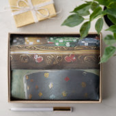 Gentleman Kitty, Extravagante Katze, die Poker spi Seidenpapier (Geschenk)