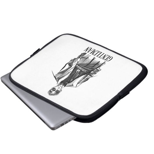 Gentleman Laptopschutzhülle (Vorne Knopf)