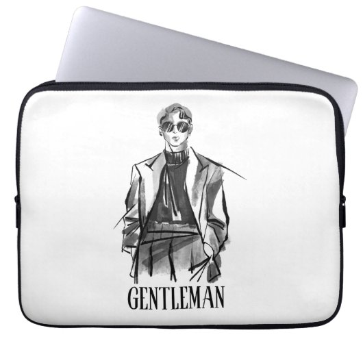 Gentleman Laptopschutzhülle (Vorderseite)