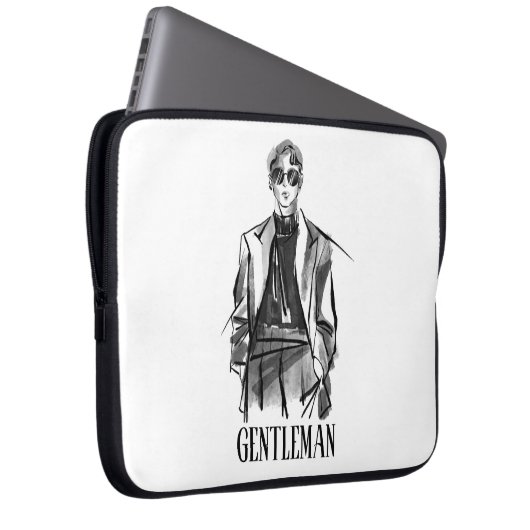 Gentleman Laptopschutzhülle (Vorne Rechts)