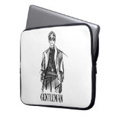 Gentleman Laptopschutzhülle (Vorderseite Links)