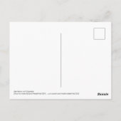 Gentleman mit Zigarette gezeichnet in Bleistift im Postkarte (Rückseite)