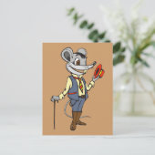Gentleman Mouse Postkarte (Stehend Vorderseite)