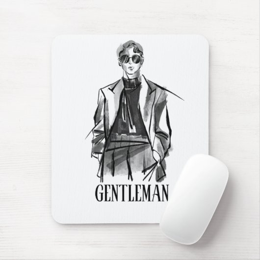 Gentleman Mousepad (Mit Mouse)