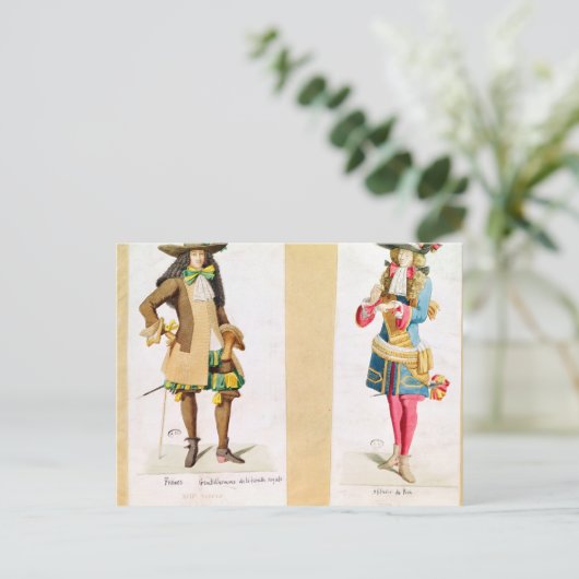 Gentleman of the Royal Family Postkarte (Stehend Vorderseite)