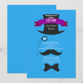 Gentleman Party Einladung (Vorne/Hinten)