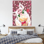 Gentleman Pig Leinwanddruck (Insitu (Schlafzimmer))